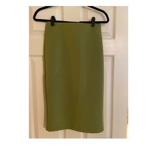 Lime Green Pencil Skirt